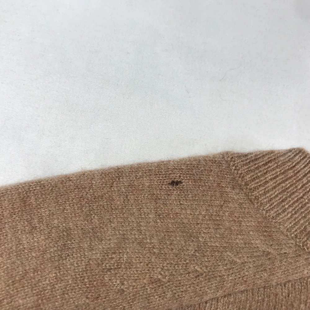 The Group by Babaton 100% Cashmere Crewneck Sweater Camel Brown Medium - Picture 6 of 7